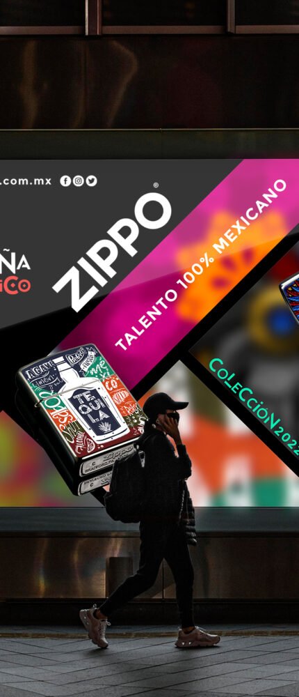 zippo publicidad - tiendas