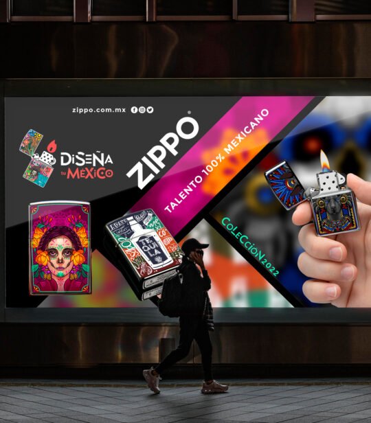 zippo publicidad - tiendas